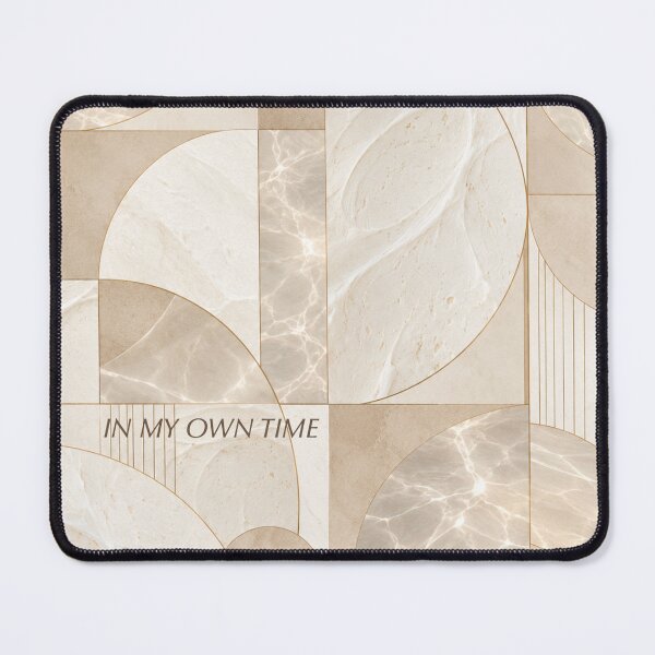 Item preview, In My Own Time | Modern Abstract Marble Geometric Art Print designed and sold by aztrends.
