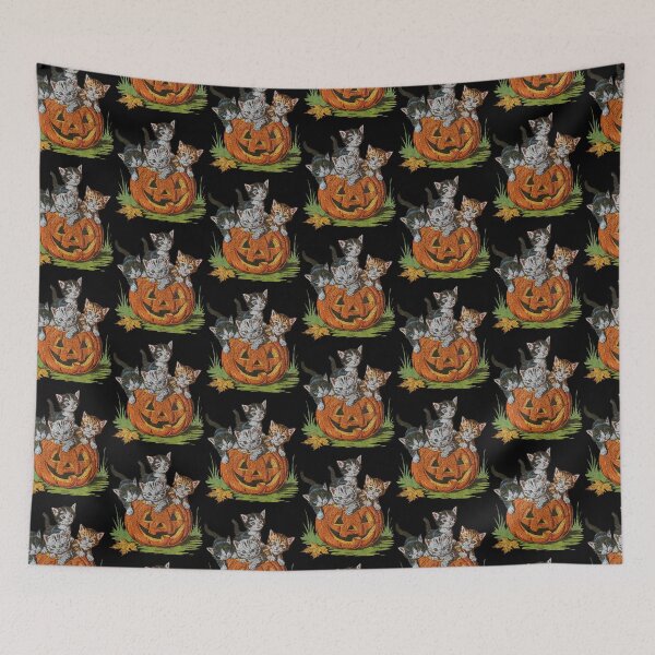 Item preview, Halloween Vintage 90S Cat Pumpkin Spooky Season designed and sold by OddityVault.