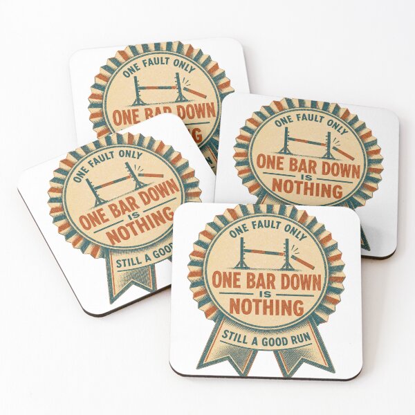 Item preview, A pole is nothing, dog sport agility retro rosette designed and sold by BoosterShop.