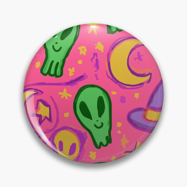 Item preview, Pink Halloween Ghosts and Witch Hats designed and sold by Nurple Art.