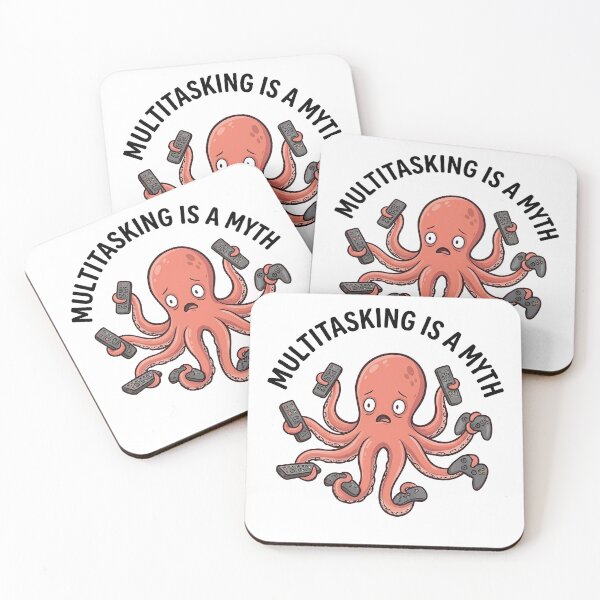 Item preview, Multitasking is a myth designed and sold by RetroCraft2.