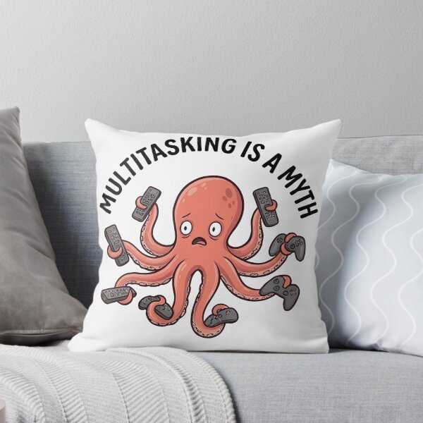 Item preview, Multitasking is a myth designed and sold by RetroCraft2.