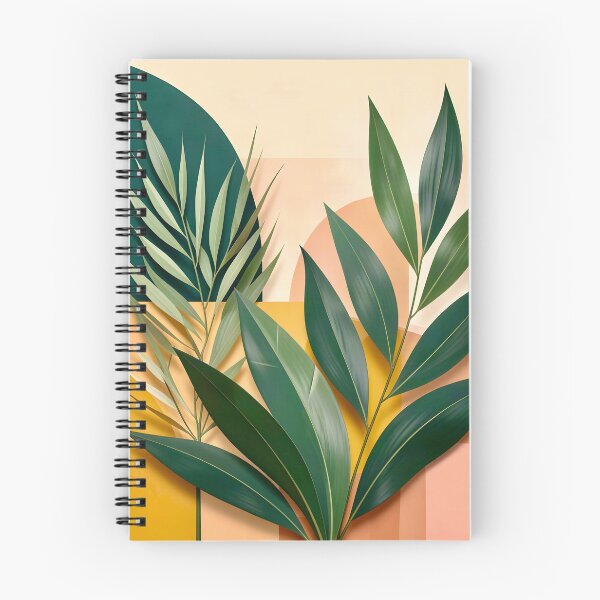 Item preview, Geometric Leaf Composition  designed and sold by Vicky Brago-Mitchell®.