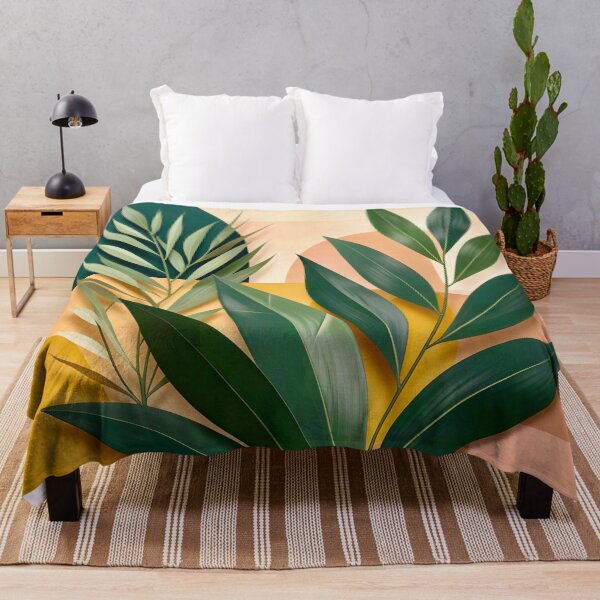 Item preview, Geometric Leaf Composition  designed and sold by Vicky Brago-Mitchell®.