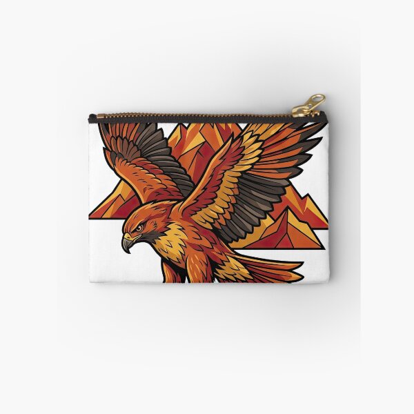 Item preview, Swooping Golden Eagle Mountain Mascot Vector Art designed and sold by Rahat3344.