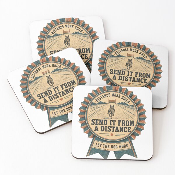 Item preview, Send Him From A Distance Dog Sport Agility Rosette designed and sold by BoosterShop.