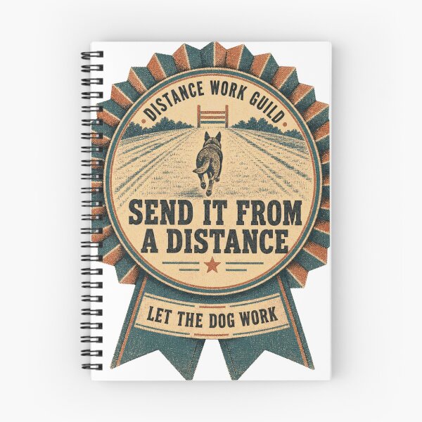 Item preview, Send Him From A Distance Dog Sport Agility Rosette designed and sold by BoosterShop.