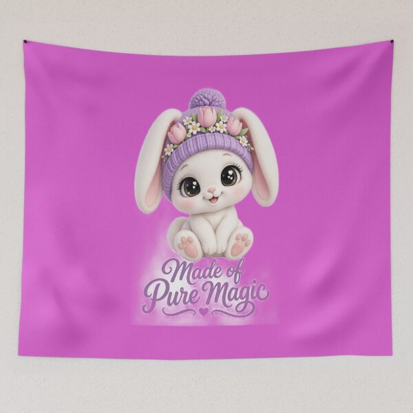 Item preview, Made Of Pure Magic Cute Baby Bunny Art designed and sold by VICTORY LIBERTY .