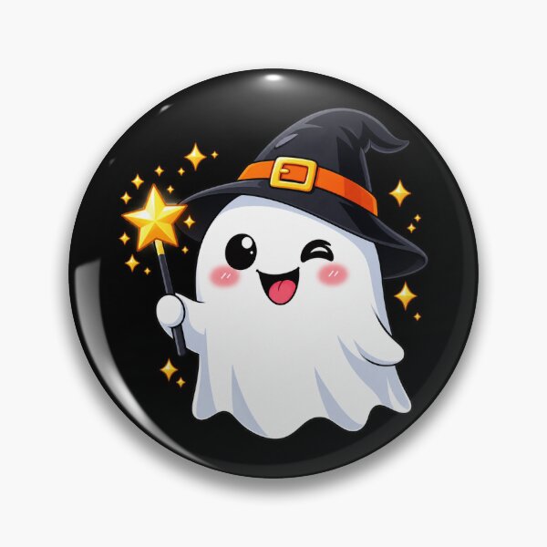 Item preview, Magic Ghost – Cute Halloween Wizard Art designed and sold by aliyehc.