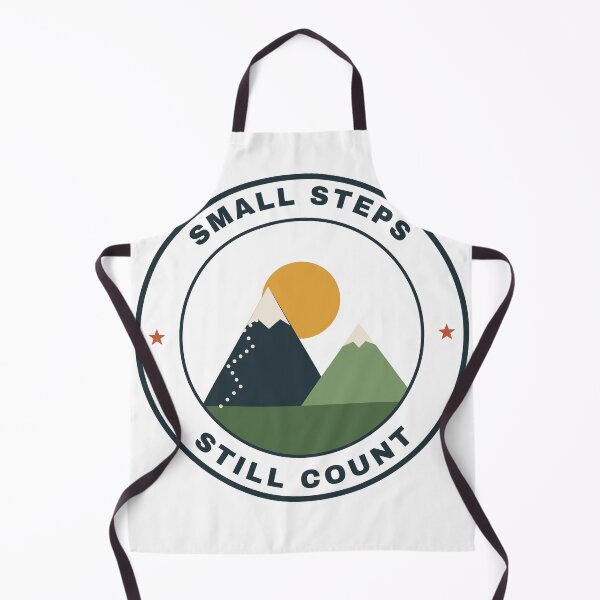 Item preview, Small Steps Still Count Mountain Badge designed and sold by Good Little Days.