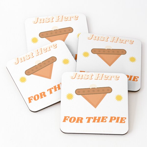 Item preview, Just Here for the Pie - Funny Thanksgiving Design designed and sold by JongoMongo.