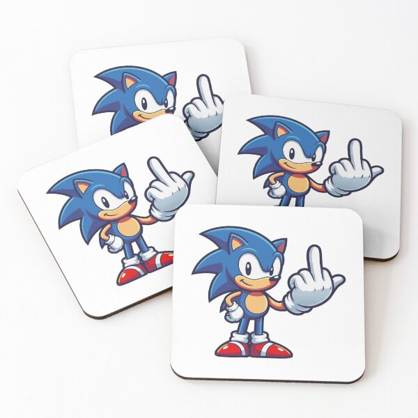 Item preview, Sonic Giving the Finger designed and sold by FreakNRetro.