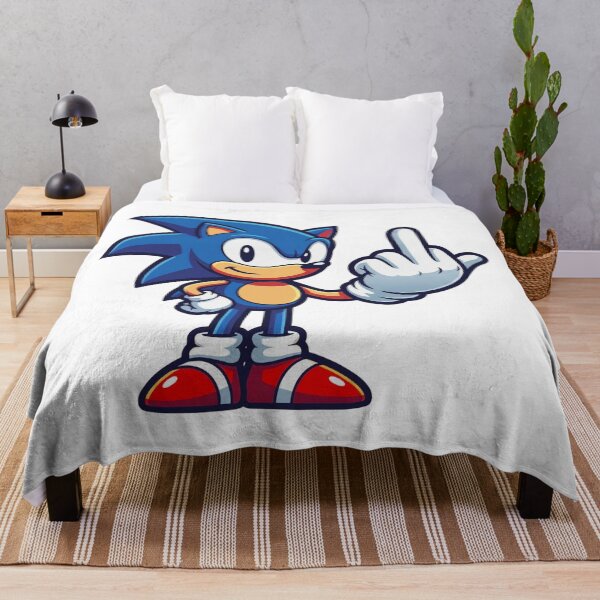 Item preview, Sonic Giving the Finger designed and sold by FreakNRetro.