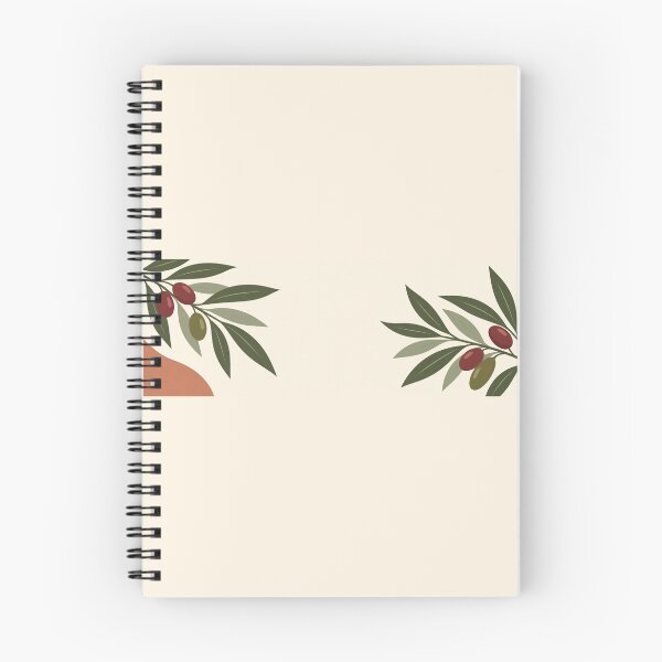 Item preview, Olive Study – Modern Mediterranean Botanical Desk Mat designed and sold by astersgraphics.