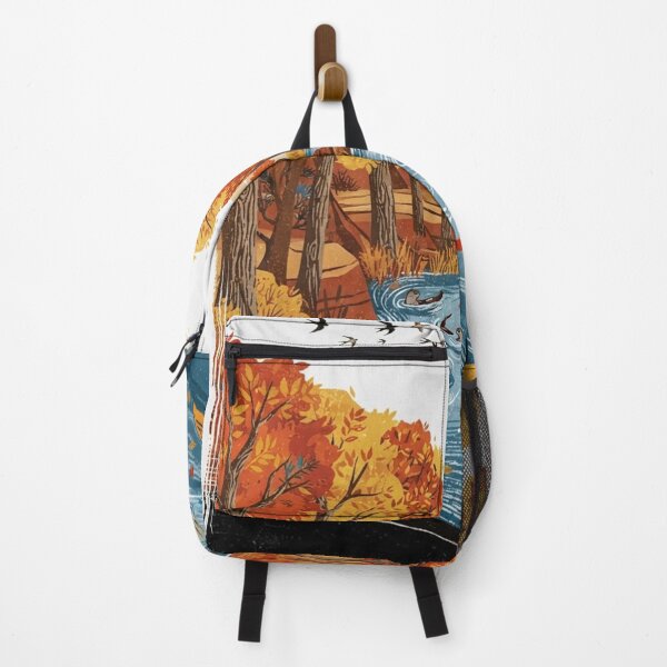 Item preview, Autumn Kayaking Adventure in a Scenic Forest River designed and sold by LavIsInTheAir.