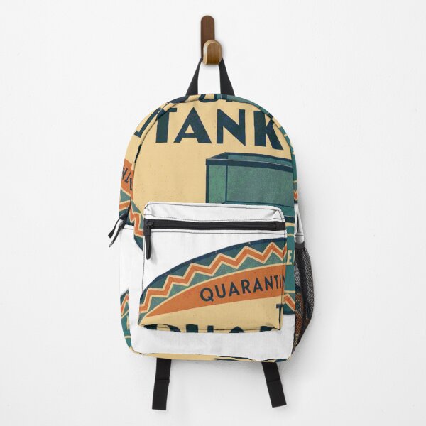 Item preview, The quarantine tank is full of saltwater reef retro label designed and sold by BoosterShop.