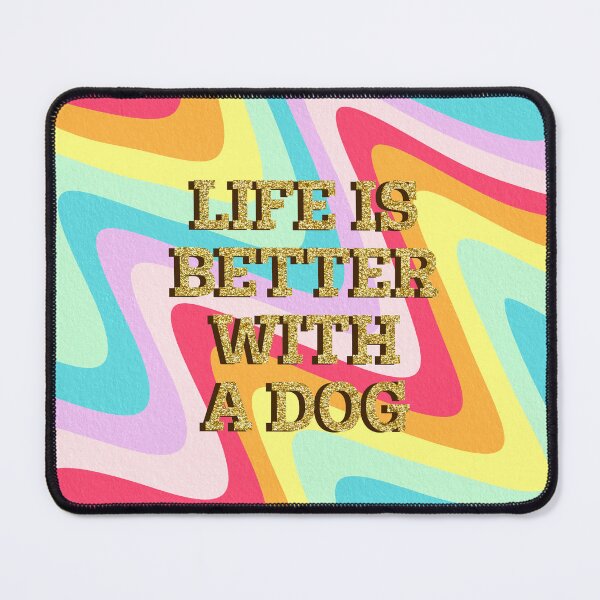Item preview, Life is better with a dog stripes designed and sold by Ana Gorozpe.