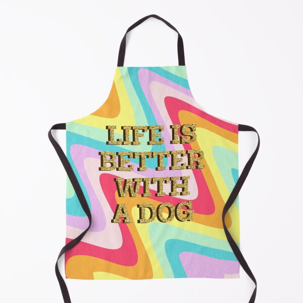 Item preview, Life is better with a dog stripes designed and sold by Ana Gorozpe.