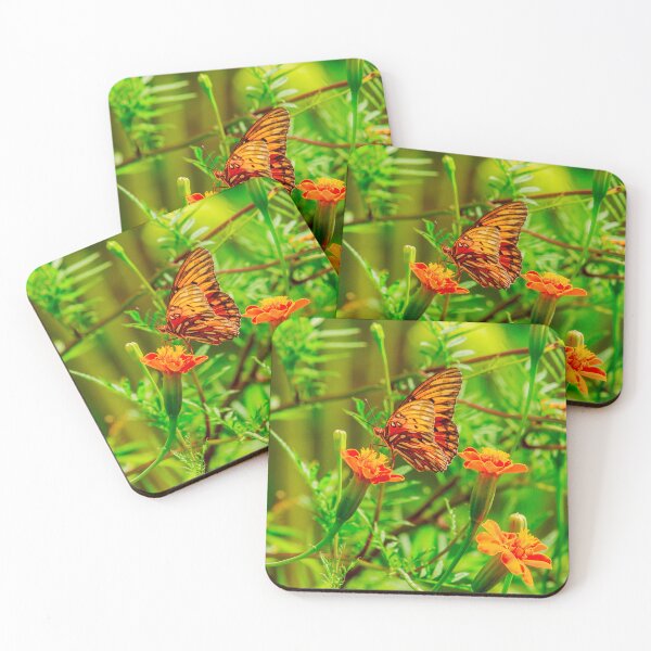 Item preview, Orange Butterfly in Marigold Bush designed and sold by PhotoArtbyGrace.