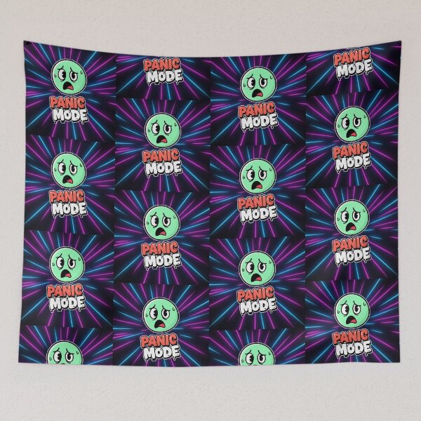 Item preview, Panic Mode Anxious Face Cartoon designed and sold by Taridesign.