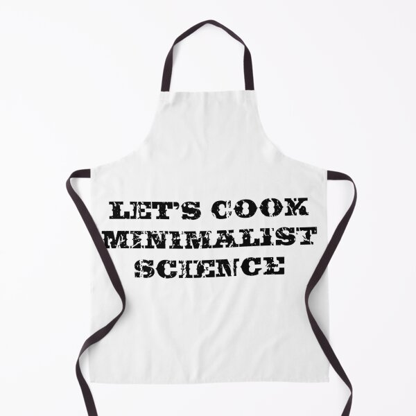 Item preview, Mens Lets Cook Minimalist Science Funny Gift designed and sold by ScienceCorner.