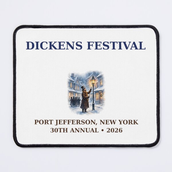 Item preview, Dickens Festival 2026 — 30th Annual Port Jefferson NY Christmas Souvenir, Victorian Lamplighter designed and sold by FitEnvy.