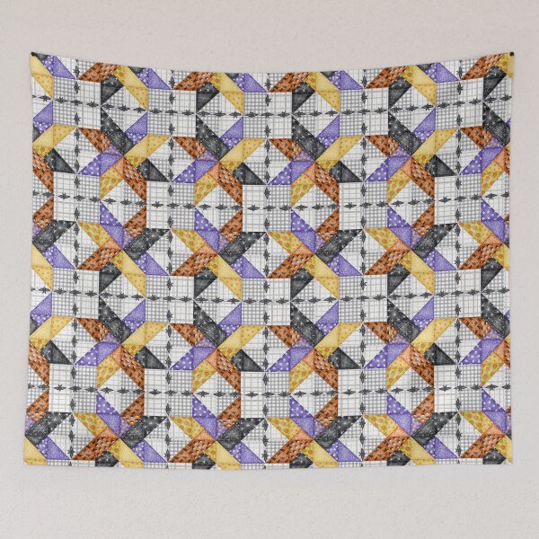 Item preview, Halloween Patchwork designed and sold by HB Loves Crafts.