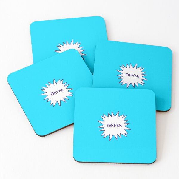 Item preview, Ahhh screams spiky typography quirky graphic designed and sold by juliagz.