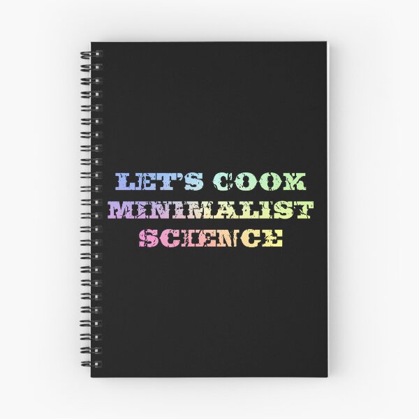 Item preview, Mens Lets Cook Minimalist Science Funny Gift designed and sold by ScienceCorner.