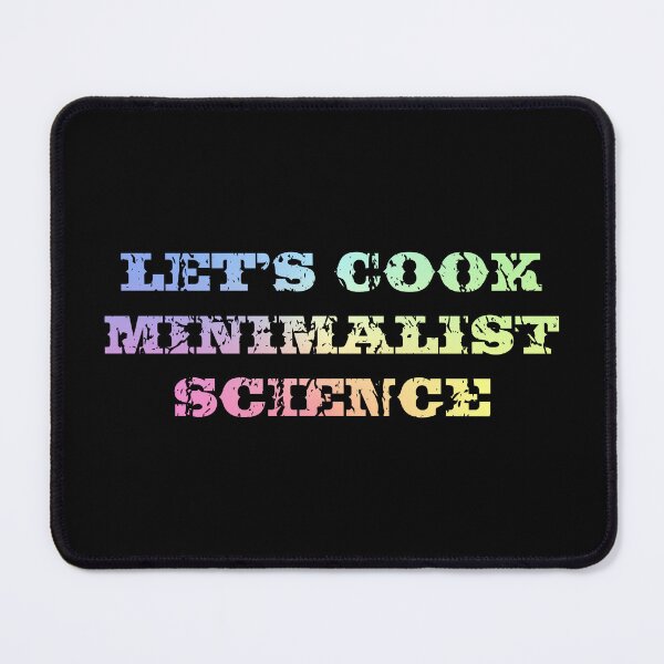 Item preview, Mens Lets Cook Minimalist Science Funny Gift designed and sold by ScienceCorner.