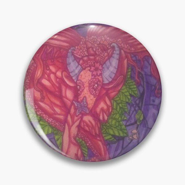 Item preview, Pink Floral Dragon designed and sold by kittysmedia.