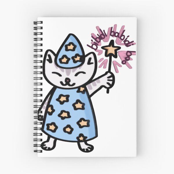 Item preview, Cute Magic Cat in Star Wizard Robe designed and sold by Bilgshine.