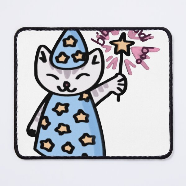 Item preview, Cute Magic Cat in Star Wizard Robe designed and sold by Bilgshine.