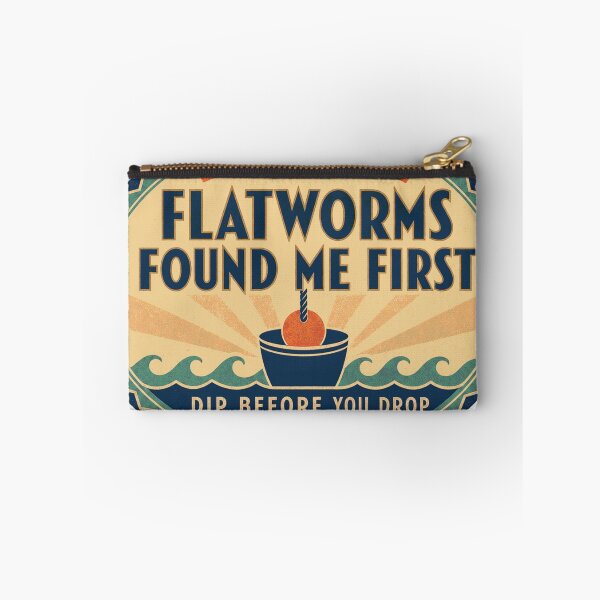 Item preview, The flatworms were there first. Seawater retro label designed and sold by BoosterShop.