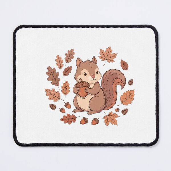 Item preview, Cottagecore Squirrel & Acorns — Cozy Woodland Aesthetic Design designed and sold by Sweet Blob Co.