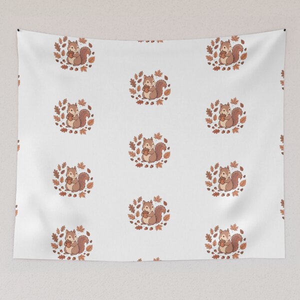 Item preview, Cottagecore Squirrel & Acorns — Cozy Woodland Aesthetic Design designed and sold by Sweet Blob Co.