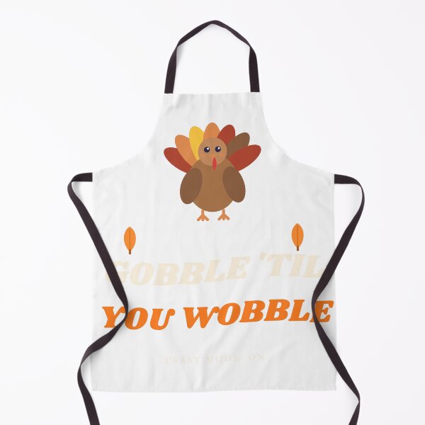 Item preview, Gobble Til You Wobble - Funny Thanksgiving Turkey Design designed and sold by JongoMongo.