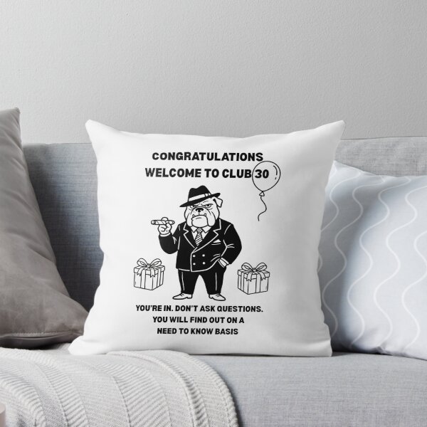 Item preview, Funny 30th Birthday Welcome to Club 60 Gangster Bulldog Mafia Style designed and sold by HYPNK.