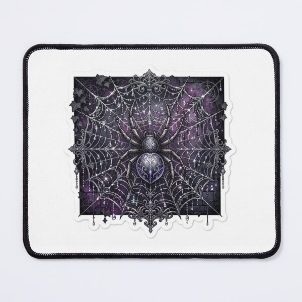 Item preview, Web of Shadows — Gothic Spider Halloween Sticker designed and sold by AbbasSaqib.