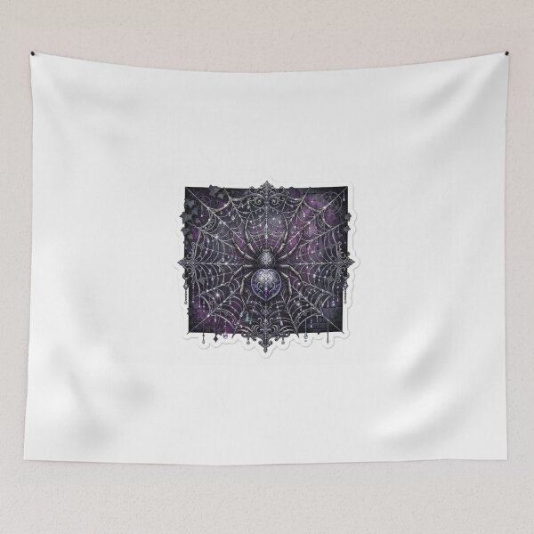 Item preview, Web of Shadows — Gothic Spider Halloween Sticker designed and sold by AbbasSaqib.