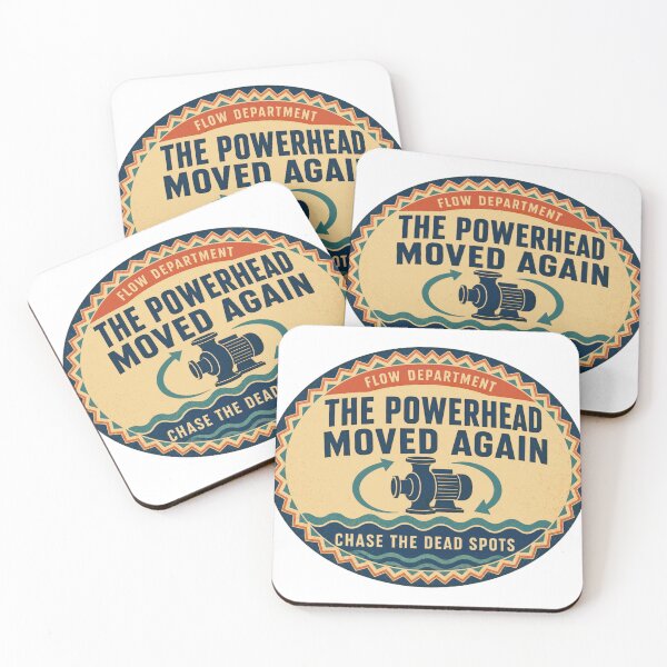Item preview, The circulation pump has moved again. Seawater retro label. designed and sold by BoosterShop.