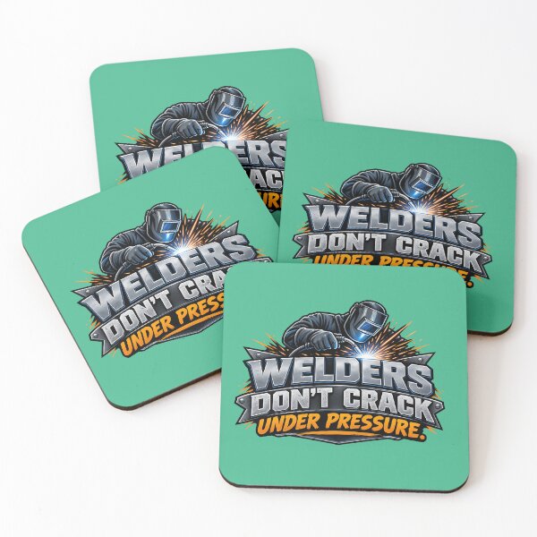 Item preview, Welders Don't Crack Under Pressure | Welder Gift for Welding Professionals designed and sold by DesignHouse07.
