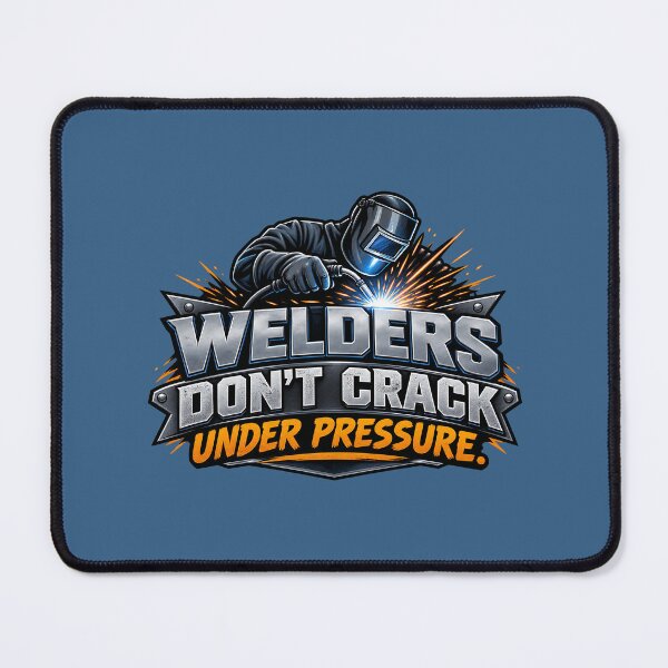 Item preview, Welders Don't Crack Under Pressure | Welder Gift for Welding Professionals designed and sold by DesignHouse07.