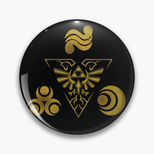 Item preview, Hyrule and its three goddesses designed and sold by samuzai.
