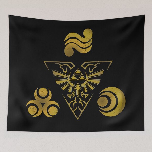 Artikelvorschau, Hyrule und seine drei Göttinnen entworfen und verkauft von samuzai.