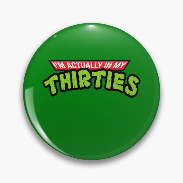 Item preview, I'm Actually In My Thirties Retro Cartoon Parody 30th Birthday Graphic designed and sold by MathWare MathClips.