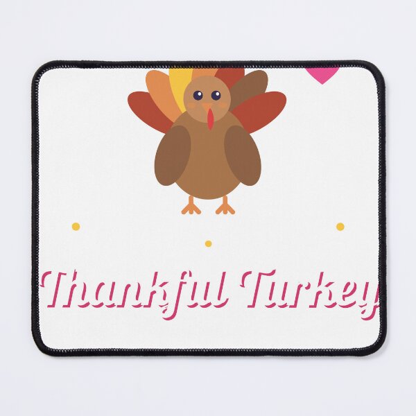 Item preview, Thankful Turkey - Cute Thanksgiving Design designed and sold by JongoMongo.