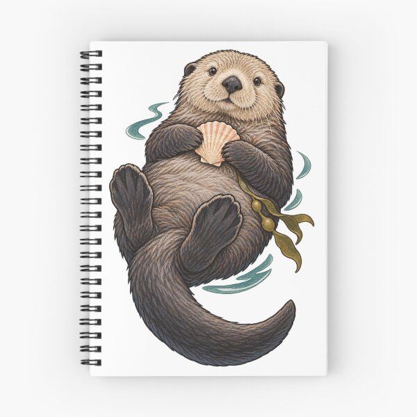 Item preview, Sea Otter Holding a Shell designed and sold by Nurple Art.