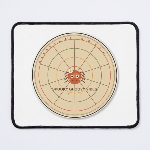 Item preview, Retro Groovy Spiderweb Sticker | 70s Halloween Badge Decal designed and sold by mryan78.