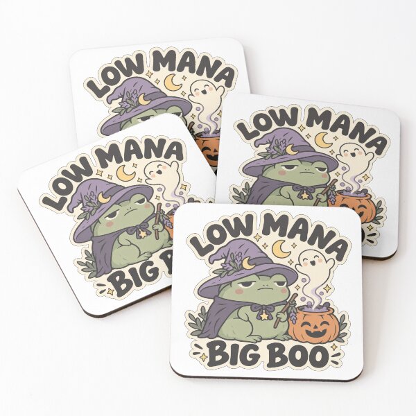 Item preview, Low Mana Big Boo - Witch Frog designed and sold by DrowsySidequest.